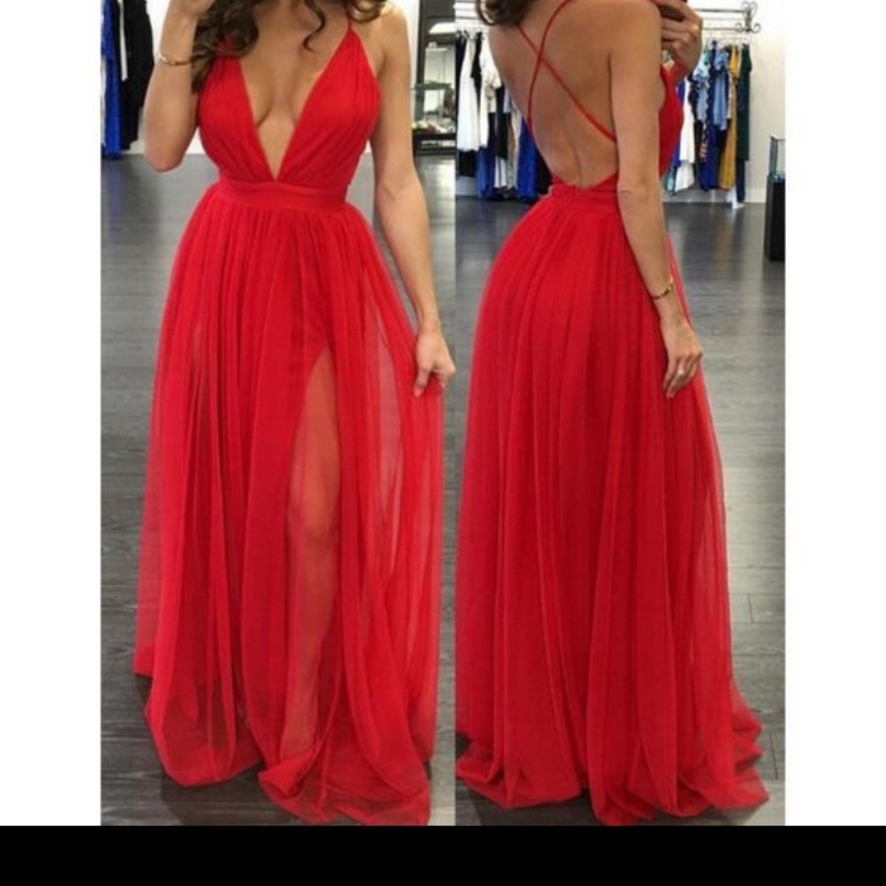 Red dress